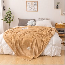 Cuddly Solid Soft Warm Flannel Throws Sofa Bed Blanket Flannel Rug