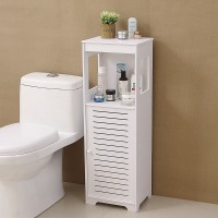 Bathroom Cabinet Toilet Storage Shelf Stand  up Shelf Tissue Shower Gel Shampoo Storage Rack Home Office Furniture