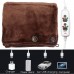 USB Powered Soft Heated Shawl Lap Winter Electric Warming Heating Blanket Pad