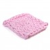 50 x 50cm Handmade Knitted Blanket Cotton Soft Washable Lint  free Throw Multicolored Thick Thread Blankets