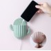 4 PCS Cactus Shape Punch  Free Toothbrush Toothpaste Storage Rack Bathroom Wall Suction Dental Holder  Random Color