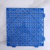 4 PCS Thickened PVC Can Be Spliced   Floor Mat Kitchen Bathroom Anti  Slip Foot Pad Hollow Injection Pad  Size  30x30x1 5cm  Blue