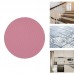 6 PCS   Pack 10cm Bathroom Steps Round PEVA Non  Slip Stickers  Pink